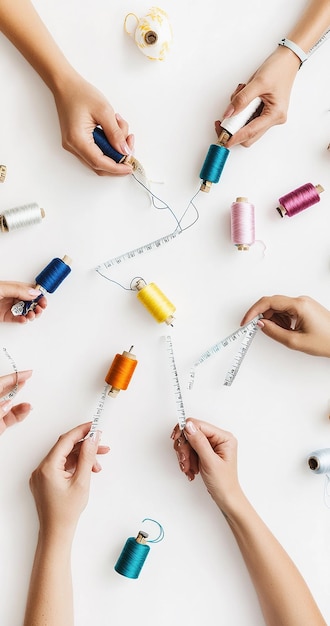 Группа на мастер-классе по вышивке